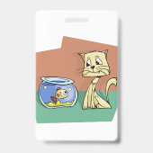 Kat en klip van viskuit badge (Achterkant)