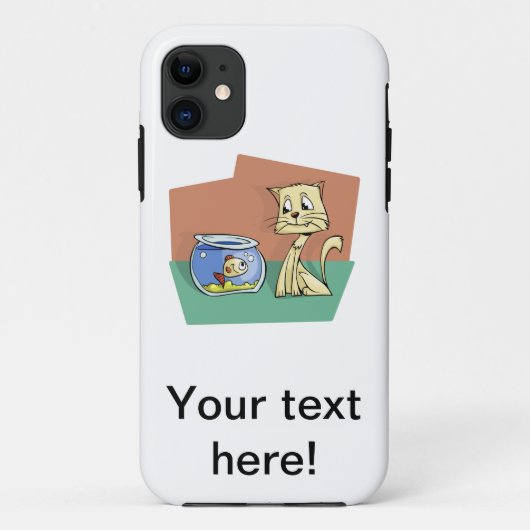 Kat en klip van viskuit Case-Mate iPhone case (Achterkant)