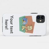 Kat en klip van viskuit Case-Mate iPhone case (Achterkant (horizontaal))