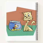 Kat en klip van viskuit notitieboek (Achterkant)