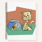 Kat en klip van viskuit notitieboek (Voorkant)