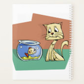 Kat en klip van viskuit planner (Achterkant)