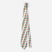 Kat en klip van viskuit stropdas (Voorkant)