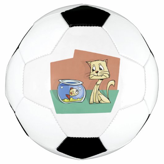 Kat en klip van viskuit voetbal (Voorkant)