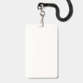 kat en koffie badge (Achterkant met lanyard)