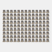 Kat en koffie inpakpapier vel (Voorkant 3)