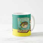 Kat en kogelvis mok (Voorkant rechts)