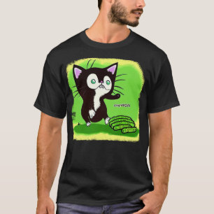 Kat en komkommers t-shirt