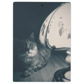 Kat- en lampgeluidfoto klembord (Achterkant)