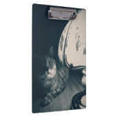 Kat- en lampgeluidfoto klembord (Rechts)