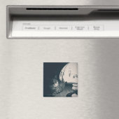 Kat- en lampgeluidfoto magneet (Insitu (Vaatwasser))