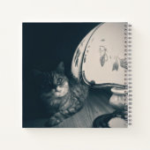 Kat- en lampgeluidfoto notitieboek (Achterkant)