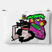 Kat en lentebloemen etui (Achterkant)