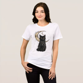 kat en maan t-shirt