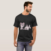 Kat en meerval t-shirt (Voorkant volledig)