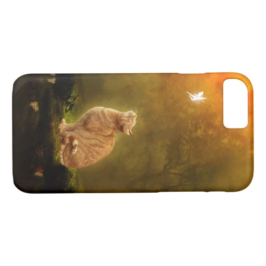 Kat en melk Case-Mate iPhone case (Achterkant (Horizontaal))
