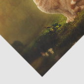 Kat en melk tissuepapier (Detail)