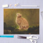 Kat en melk tissuepapier (Craft)