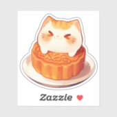 Kat en Mooncake Sticker (Vel)