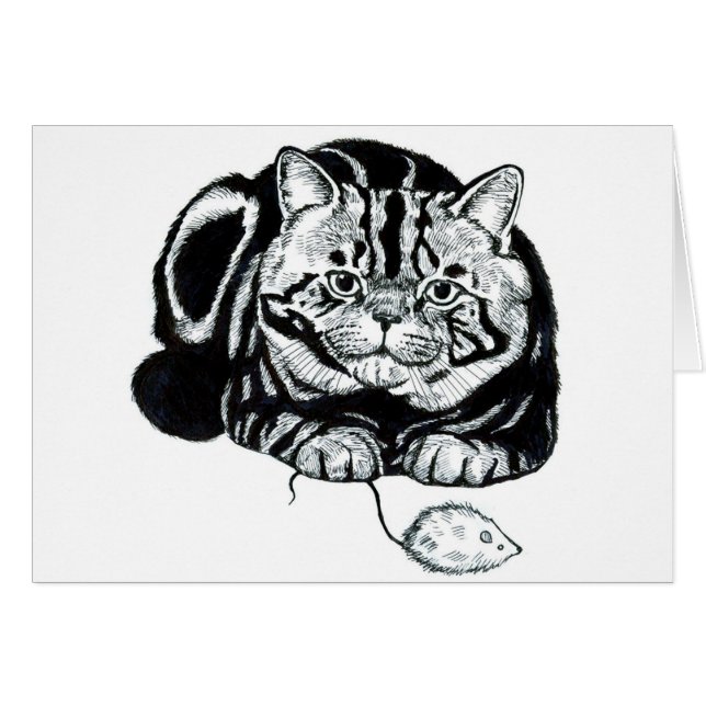 Kat en muis (Voorkant Horizontaal)