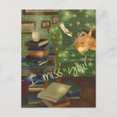 Kat en muis aanpasbaar briefkaart (Voorkant)