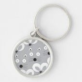 Kat en muis, B&W Sleutelhanger (Voorkant)
