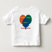 Kat en muis Beste vrienden Slumber Partij Kinder Shirts (Achterkant)