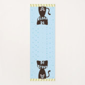Kat en muis Brave Custom Yoga Mat (Voorkant)
