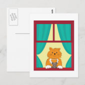 Kat en muis briefkaart (Voorkant / Achterkant)