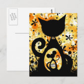 kat en muis briefkaart (Voorkant / Achterkant)