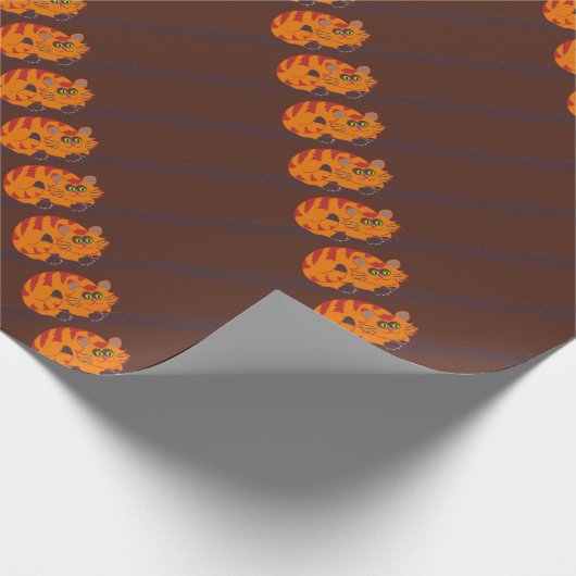 Kat en muis cadeaupapier (Hoek)