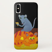 Kat en muis Case-Mate iPhone case (Achterkant)