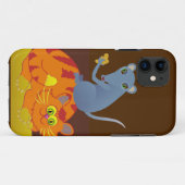 Kat en muis Case-Mate iPhone case (Achterkant (horizontaal))