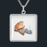 Kat en muis die Ketting spelen<br><div class="desc">Kat en muis die de Cartoon van de Kaas afspelen Tekenen Grappig dierlijk Comisch Spel - kies/voeg Uw Unieke Tekst/Kleur toe - maak Uw Speciaal Gift - Resize en beweeg of verwijder en voeg elementen/tekst met aanpassingshulpmiddel toe! Tekening en ontwerp door MIGNED. Je kunt ook mijn design overdragen naar meer...</div>