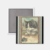  kat en muis die op mij wachten? magneet (Voorkant / Achterkant)