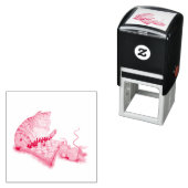 Kat en muis die schaafschaafschotel afschilderen F Zelfinktende Stempel (In situ)