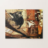 Kat en muis door Arthur Rackham Legpuzzel (Horizontaal)