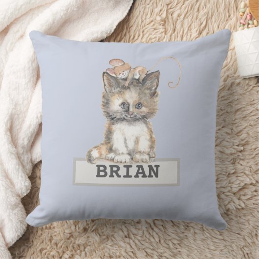 Kat en muis kussen (Deken)