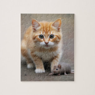Kat en Muis Legpuzzel