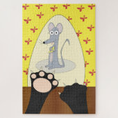 Kat en muis legpuzzel (Verticaal)