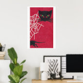 Kat en Muis - Luciferdoosje Print - Esthetische Mu (Thuiskantoor)
