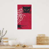 Kat en Muis - Luciferdoosje Print - Esthetische Mu (Keuken)