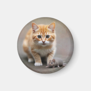 Kat en Muis Magneet