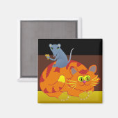Kat en muis magneet (Voorkant / Achterkant)