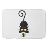 Kat en muis met tekenfilm op kaasdeeg badmat (Voorkant)