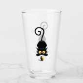 Kat en muis met tekenfilm op kaasdeeg glas (Voorkant)