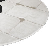 Kat en muis met tekenfilm op kaasdeeg snijplank (Hoek)