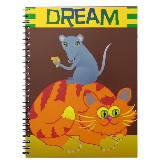 Kat en muis notitieboek (Voorkant)