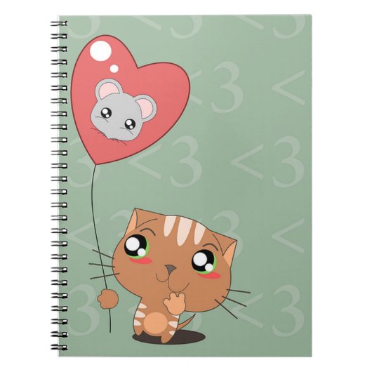Kat en muis notitieboek (Voorkant)