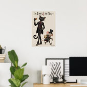 Kat-en-Muis-Ongemak Poster (Thuiskantoor)